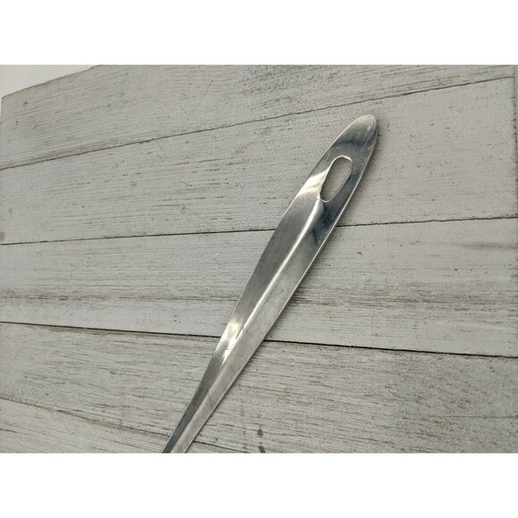 Stainless Steel 13” Slotted Spatula Solid Stainless Steel India - Picture 2 of 9